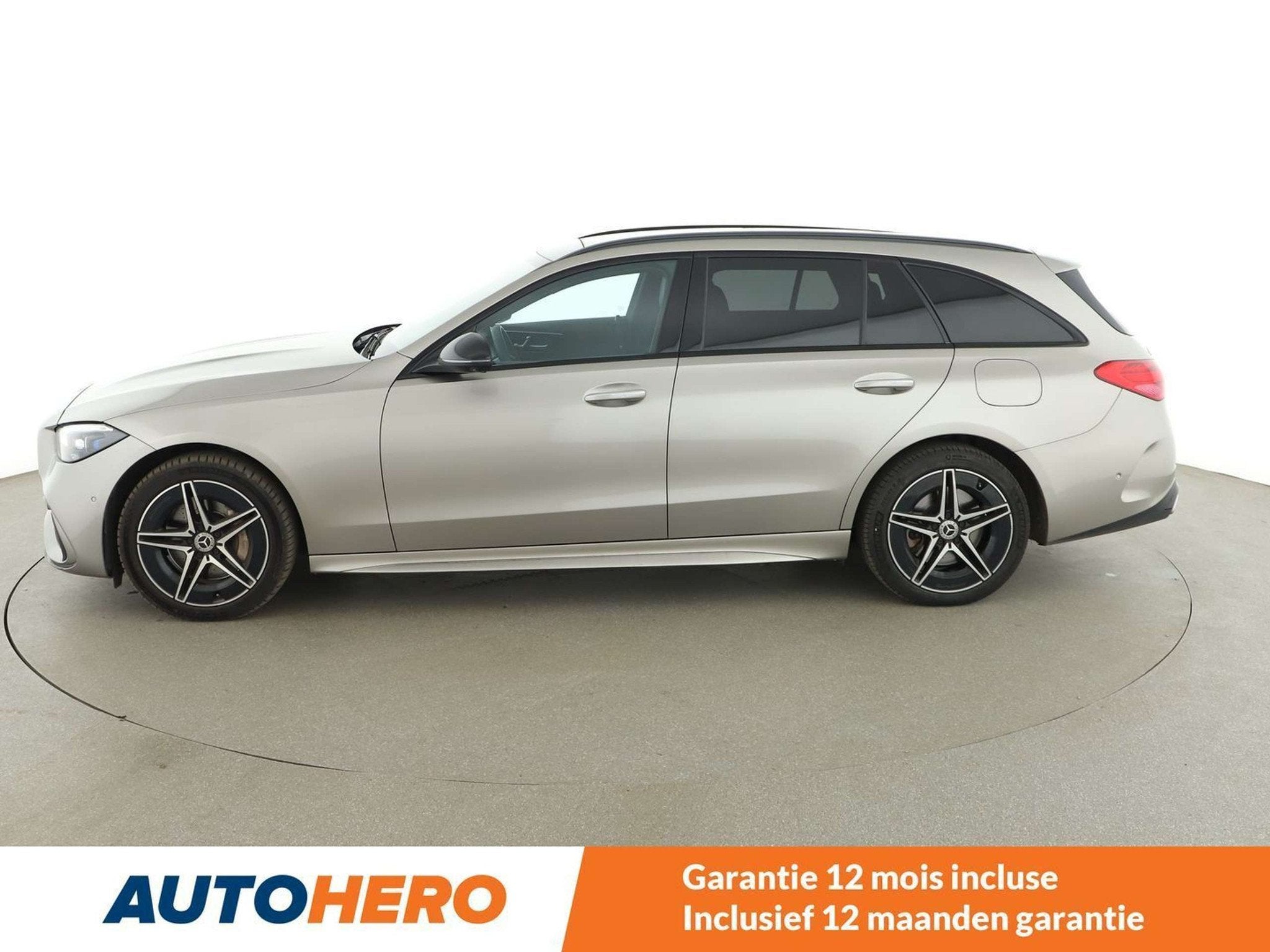 Mercedes-Benz C-Klasse 300 C 300e T AMG Line (automatique), Cuir, Argent ou Gris, Euro 6, 5 portes