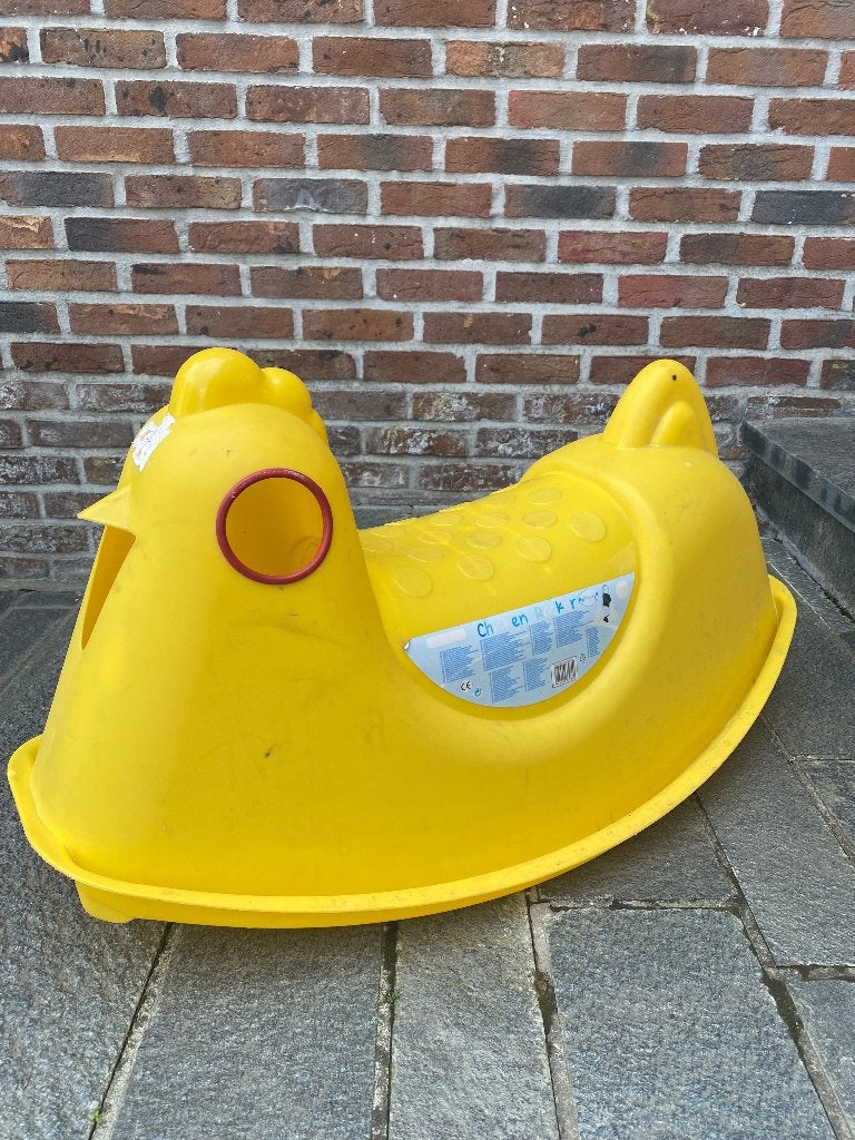 Hobbelpaard kip, Ophalen, Gebruikt