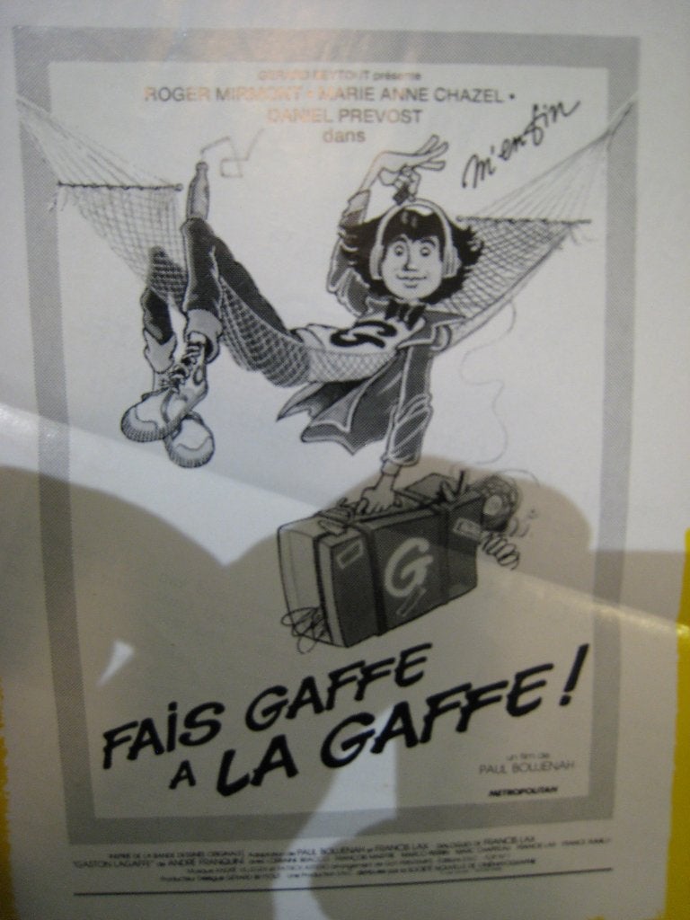 Affiche du film A 4 Gust Flater 1982 Cinéma A 7 A Bruxelles, Collections, Envoi, Utilisé, Film, Figurine ou Poupée