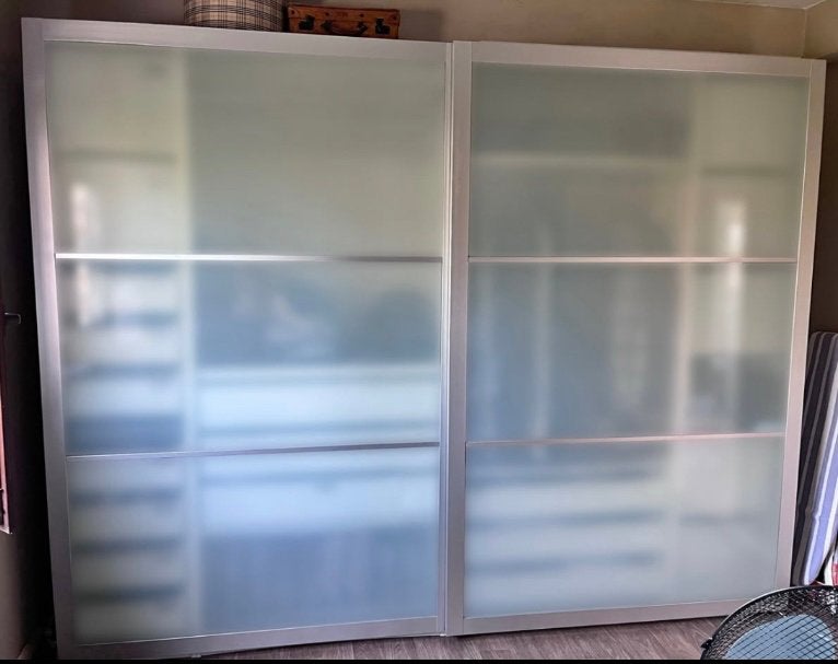 Dressing complet Ikea pax 2m36x3m, Huis en Inrichting, Kasten | Kleerkasten, Ophalen, Zo goed als nieuw, Glas