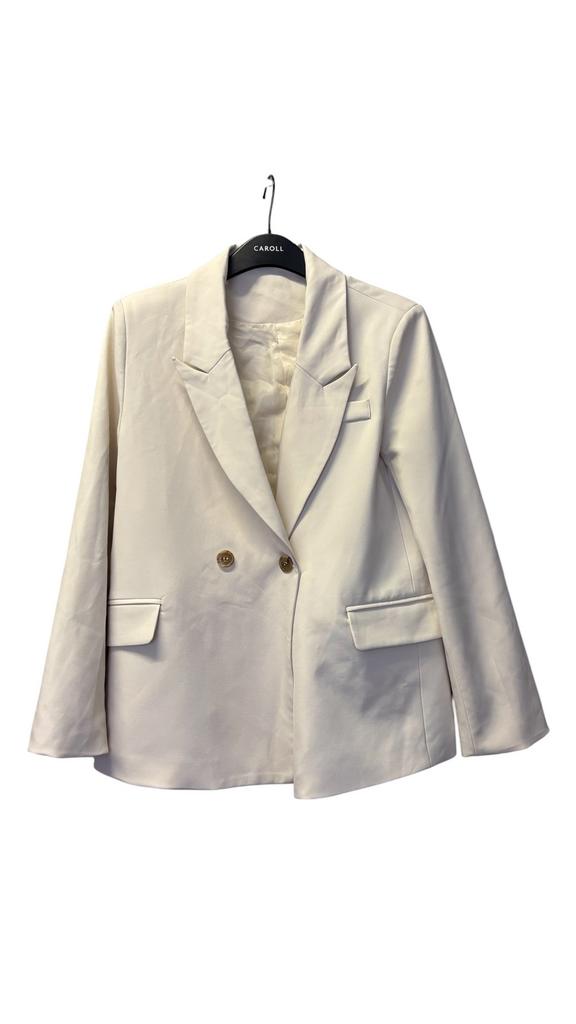 Blazer blanc over size taille M, Kleding | Dames, Maat 38/40 (M), Kostuum of Pak, Wit, Ophalen of Verzenden