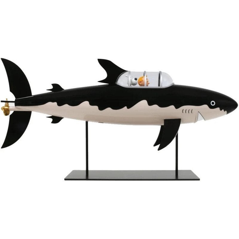 Kuifje haai, De haaienduikboot 77 cm lang shark Sous Marin, Ophalen of Verzenden, Kuifje, Nieuw, Beeldje of Figuurtje