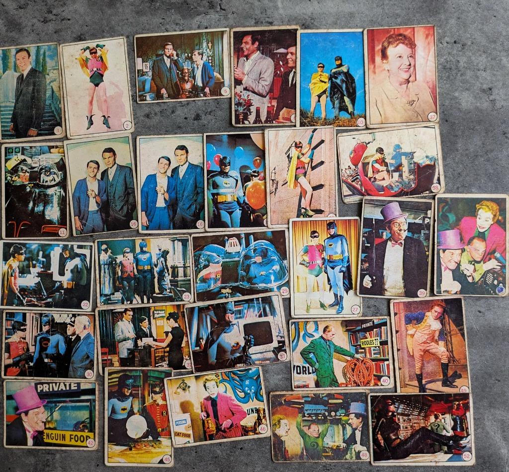 BATMAN PLAATJES   KAARTEN  ADAM WEST  BURT WARD TV 60S, Verzenden