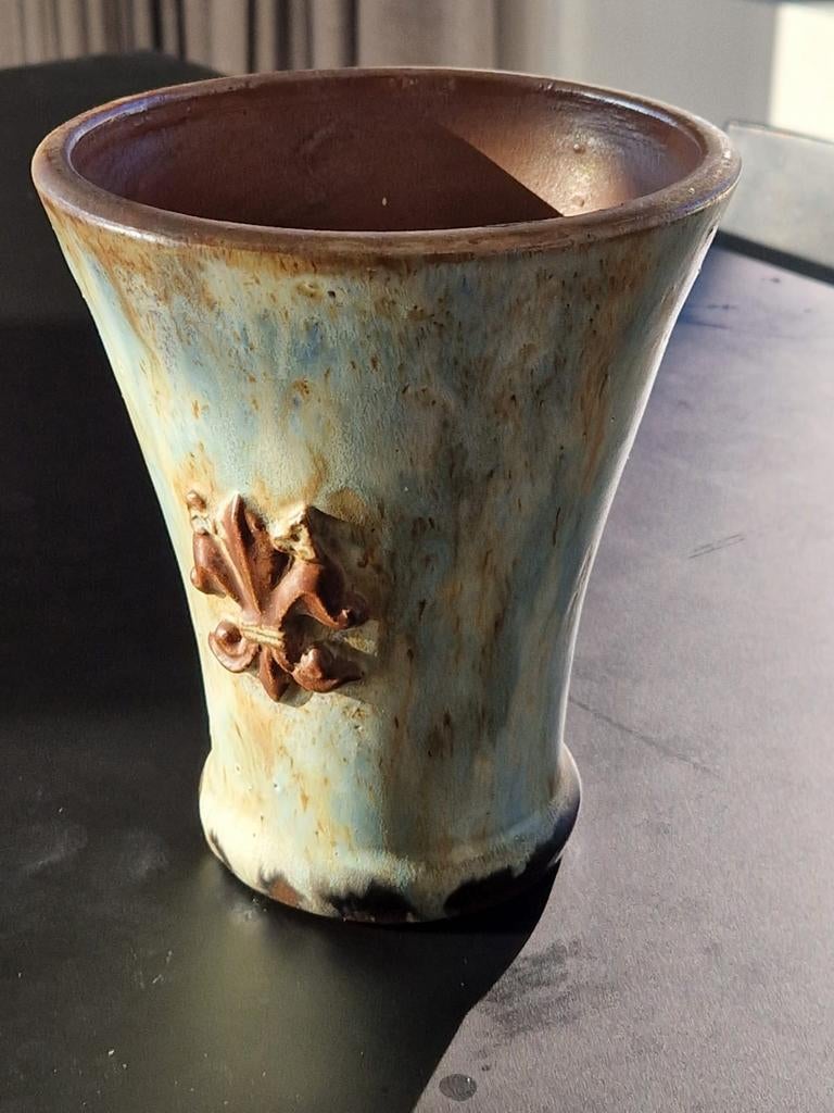 Dubois vaas , speciaal handvat , ceramisch keramiek,  920 gr, Antiek en Kunst, Ophalen of Verzenden