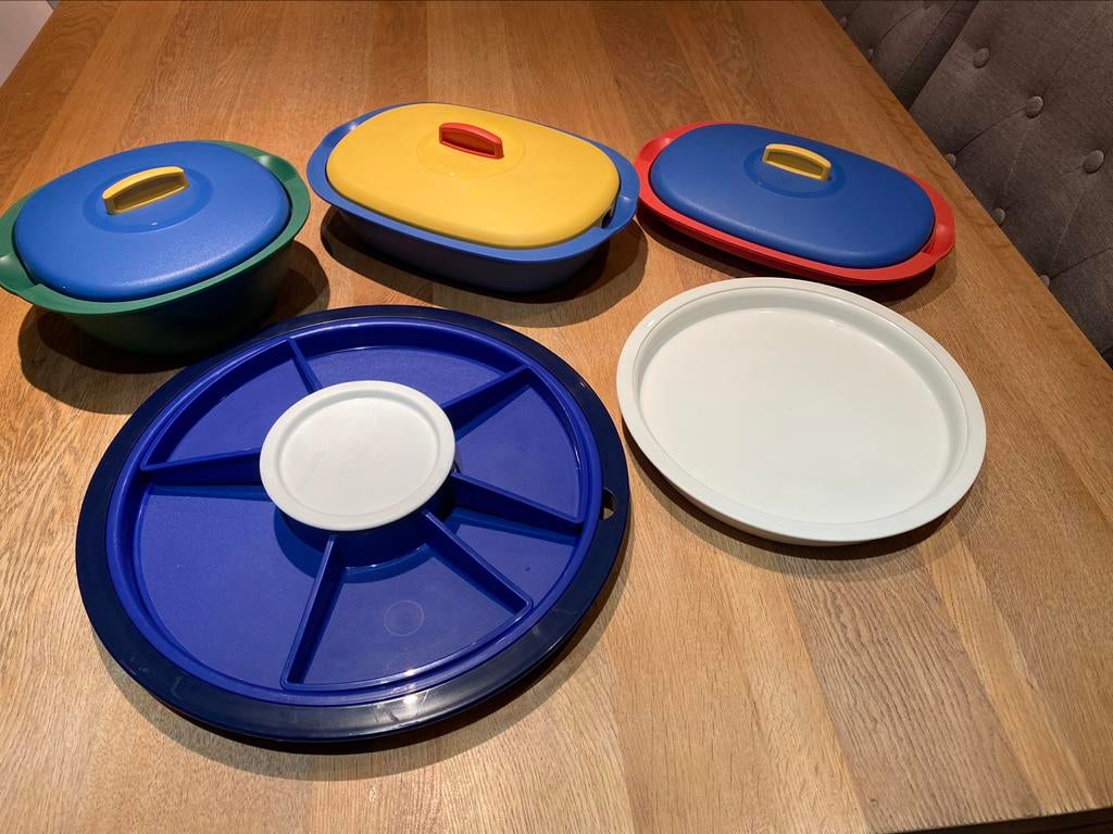Serveerschalen Tupperware, Ophalen, Gebruikt, Schaal