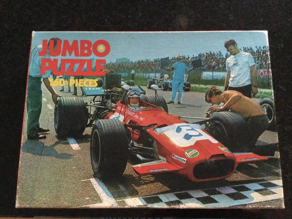 Vintage Jumbo Jigsaw puzzel, Ophalen of Verzenden, Minder dan 500 stukjes, Gebruikt, Legpuzzel