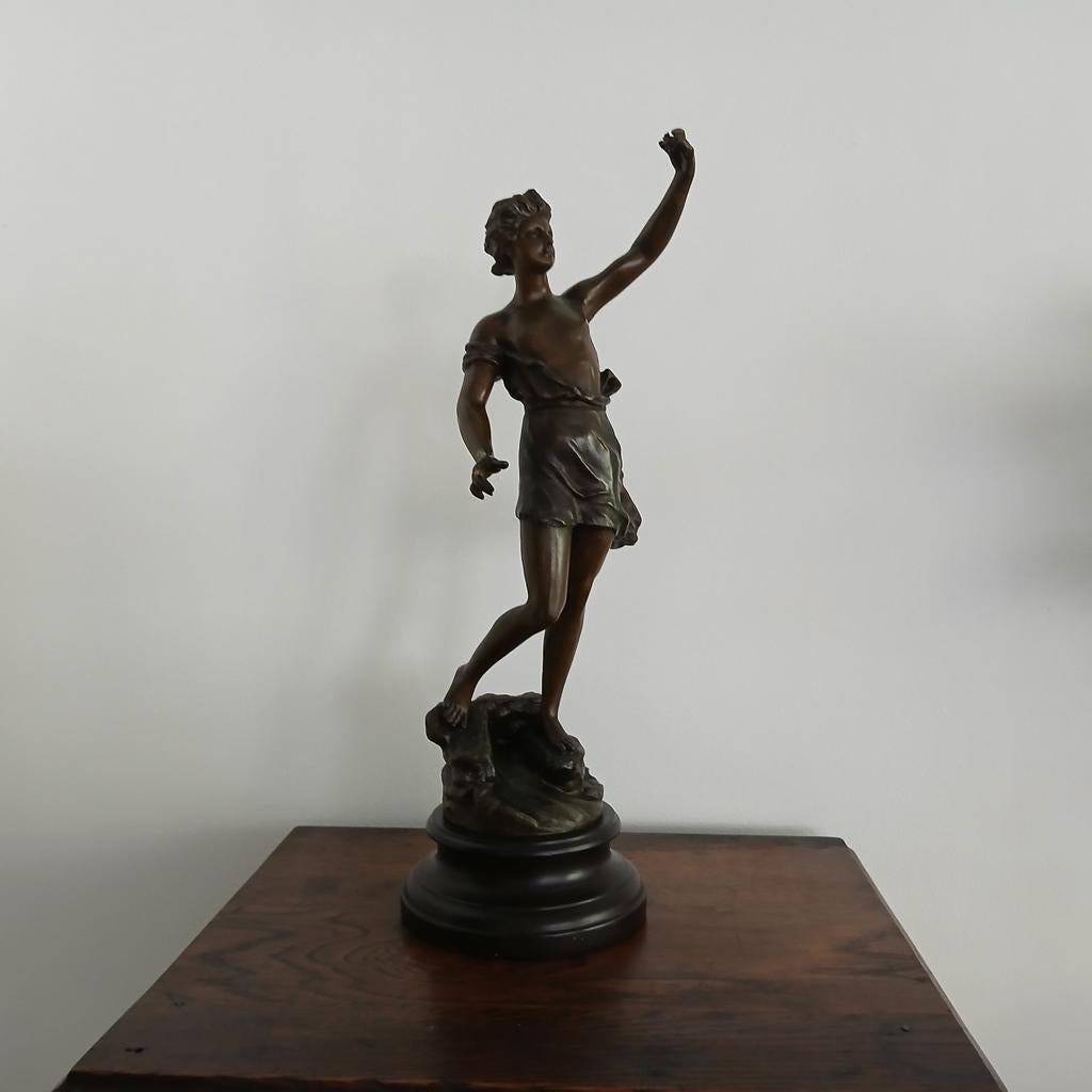 Bronze signé L. Guillemi, Enlèvement ou Envoi, Bronze