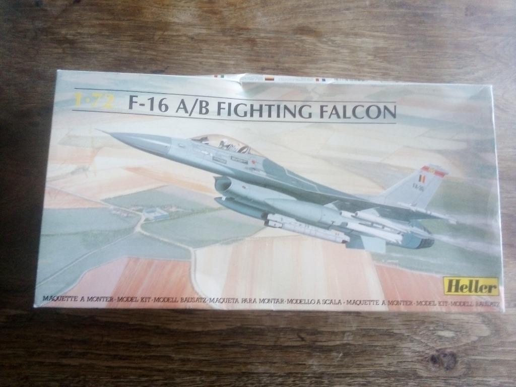 F-16 A/B Fighting falcon, Enlèvement ou Envoi, Comme neuf, 1:72 à 1:144, Heller