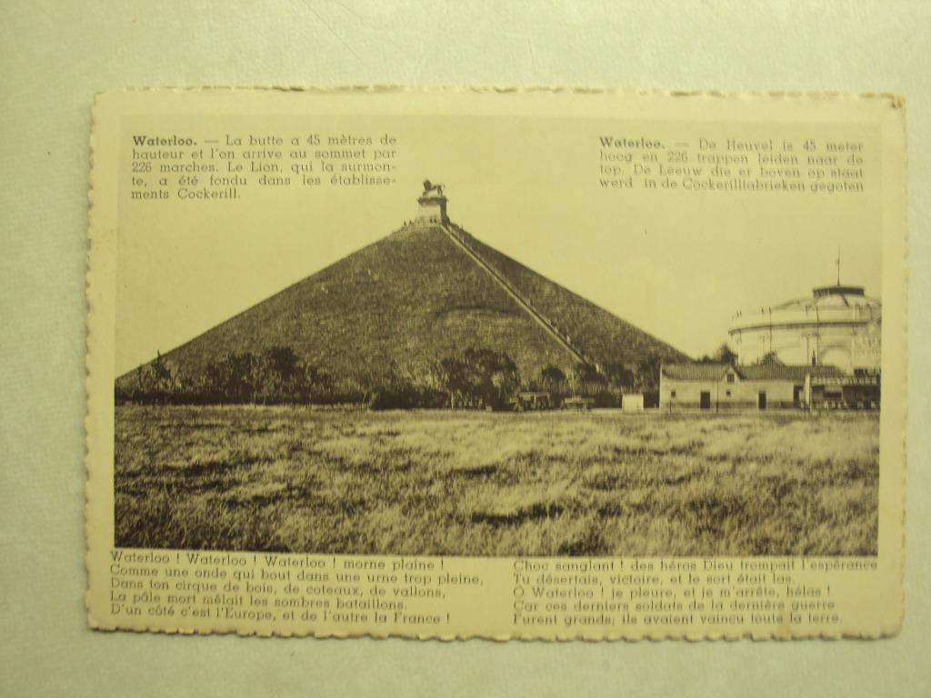 52293 - WATERLOO - LA BUTTE, Envoi