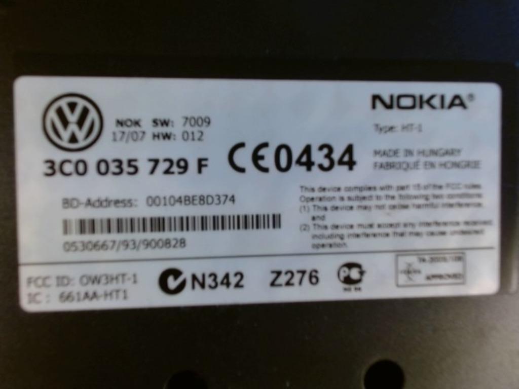 Module bluetooth VW Golf 5 3C0035729F (381A), Auto-onderdelen, Overige Auto-onderdelen, Gebruikt, Ophalen