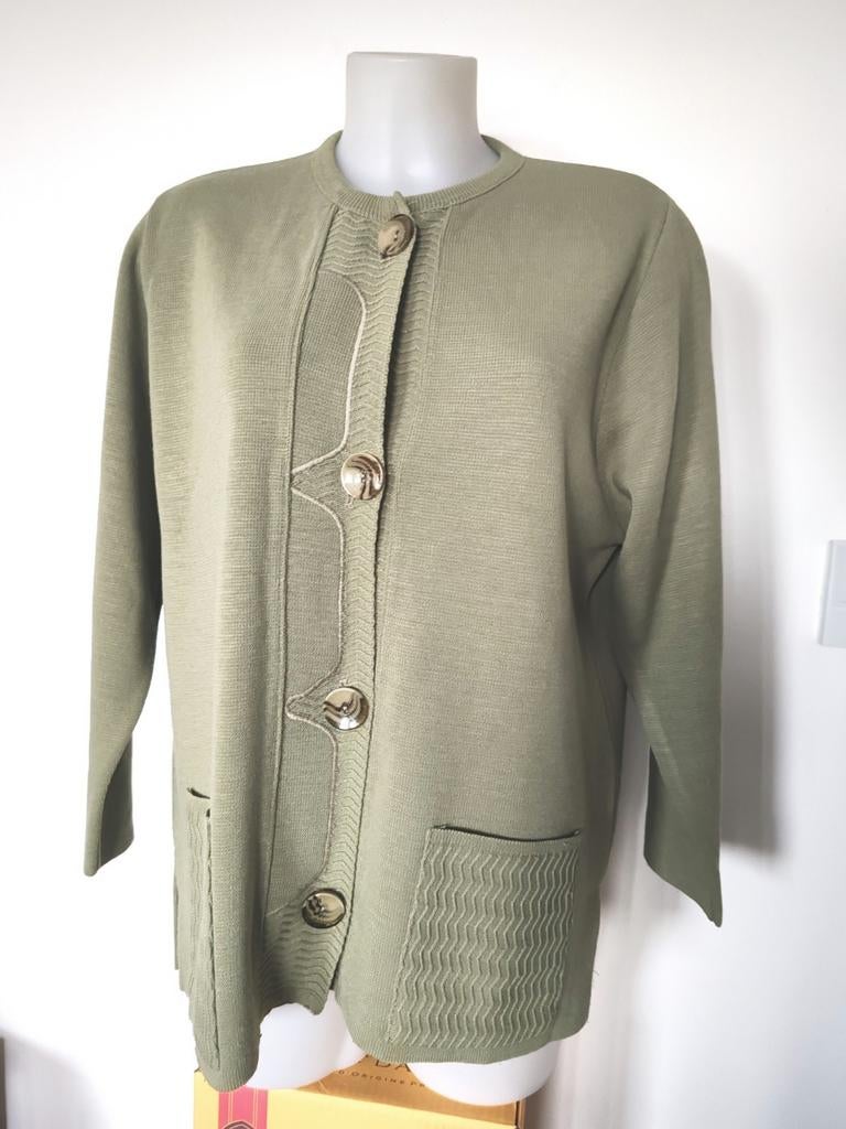 Gilet long Boutonnée 30 %laine taille L, Vêtements | Femmes, Pulls & Gilets, Enlèvement ou Envoi, Porté