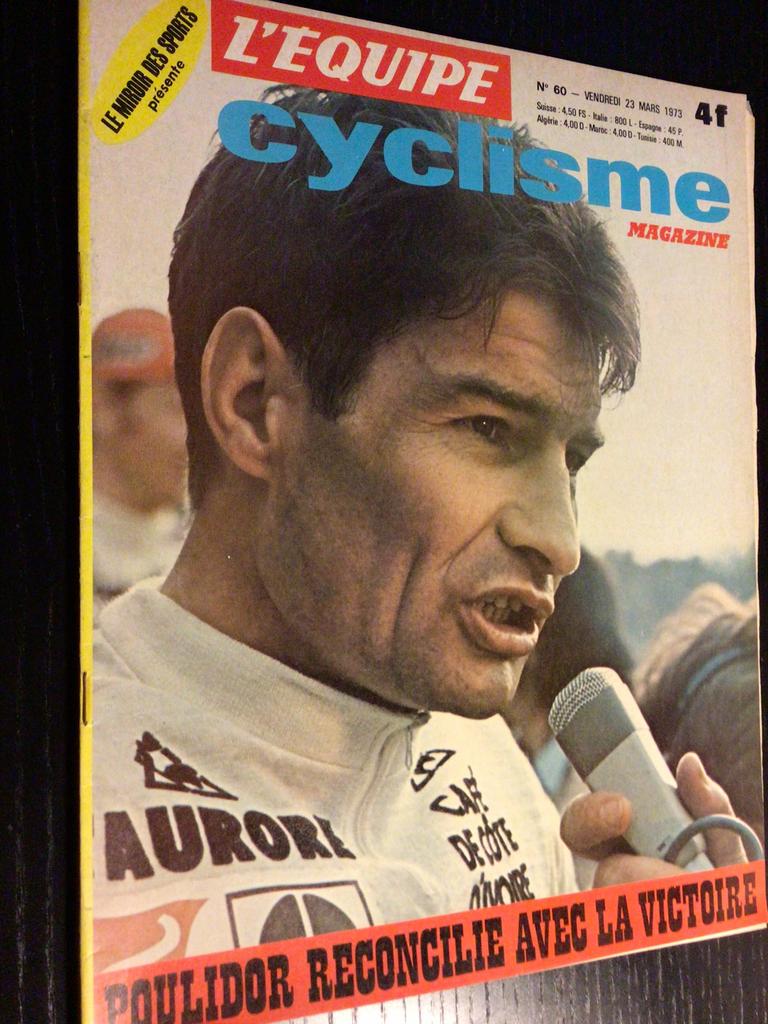 l'equipe magazine 1973  roger de vlaeminck rik van linden, Verzenden, Gebruikt