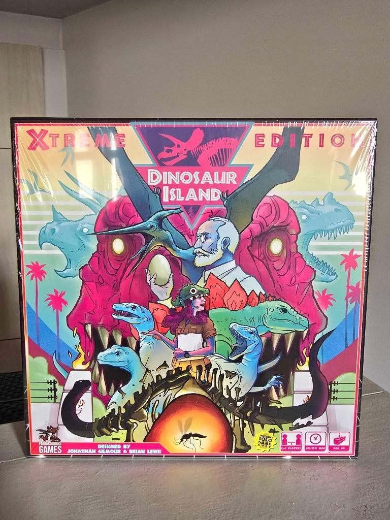 Dinosaur Island boardgame Xtreme + Expansions Kickstarter, Trois ou quatre joueurs, Enlèvement ou Envoi, Neuf, Pandasaurus Games