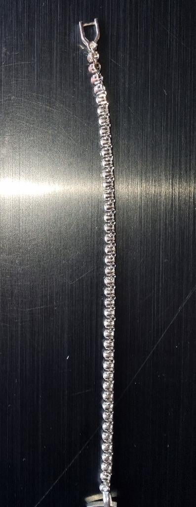 Swarovski-armband, Handtassen en Accessoires, Armbanden, Gebruikt, Overige materialen, Zilver, Ophalen of Verzenden