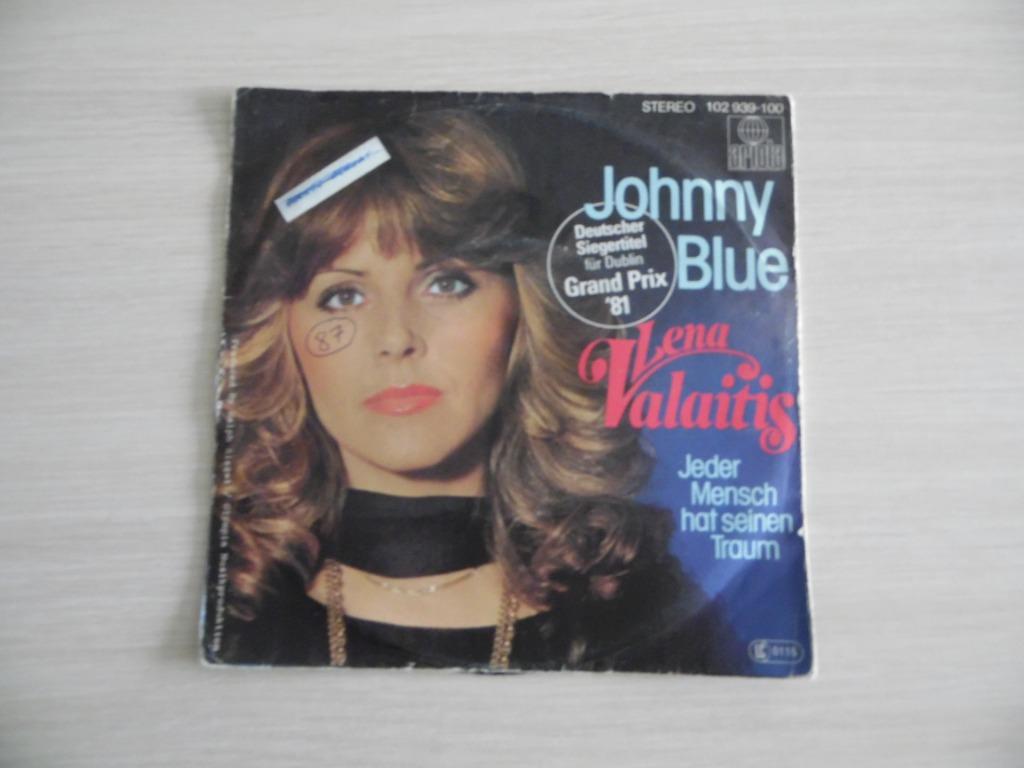 JOHNNY BLUE   LENA  VALAITIS     EUROVISION  1981, CD & DVD, Vinyles | Autres Vinyles, Comme neuf, Autres formats, Enlèvement ou Envoi
