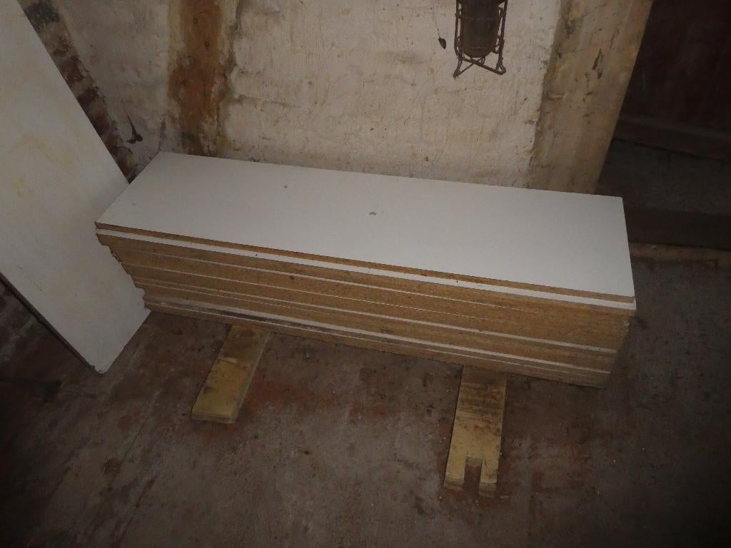 dalles, Bricolage & Construction, Enlèvement, Comme neuf, Bois, 100 mm ou plus
