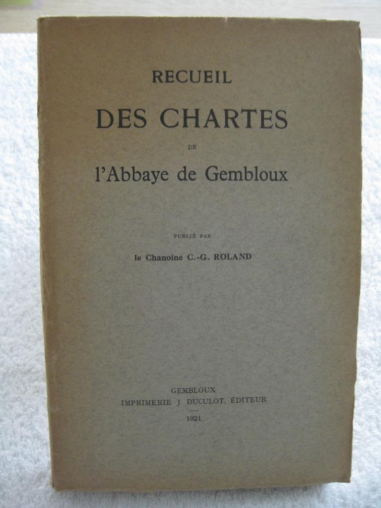 Gembloux abbaye – chanoine Roland - 1921, Ophalen of Verzenden, Gelezen