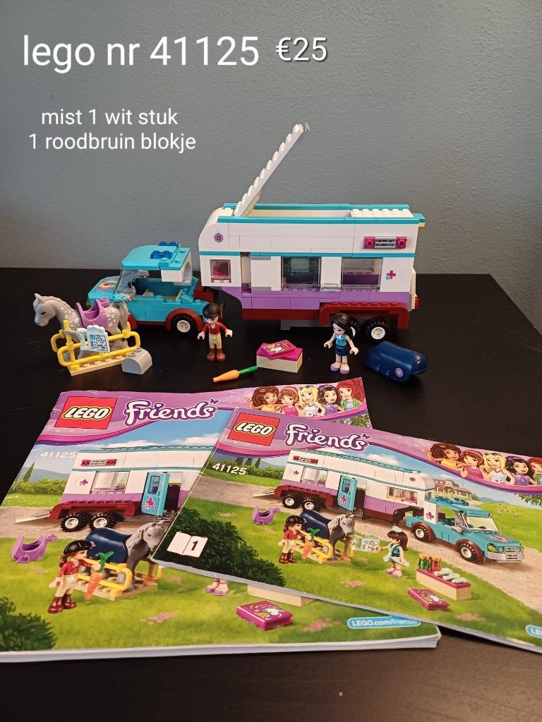 lego friends paarden dokter, Kinderen en Baby's, Speelgoed | Duplo en Lego, Ophalen, Zo goed als nieuw, Complete set, Lego