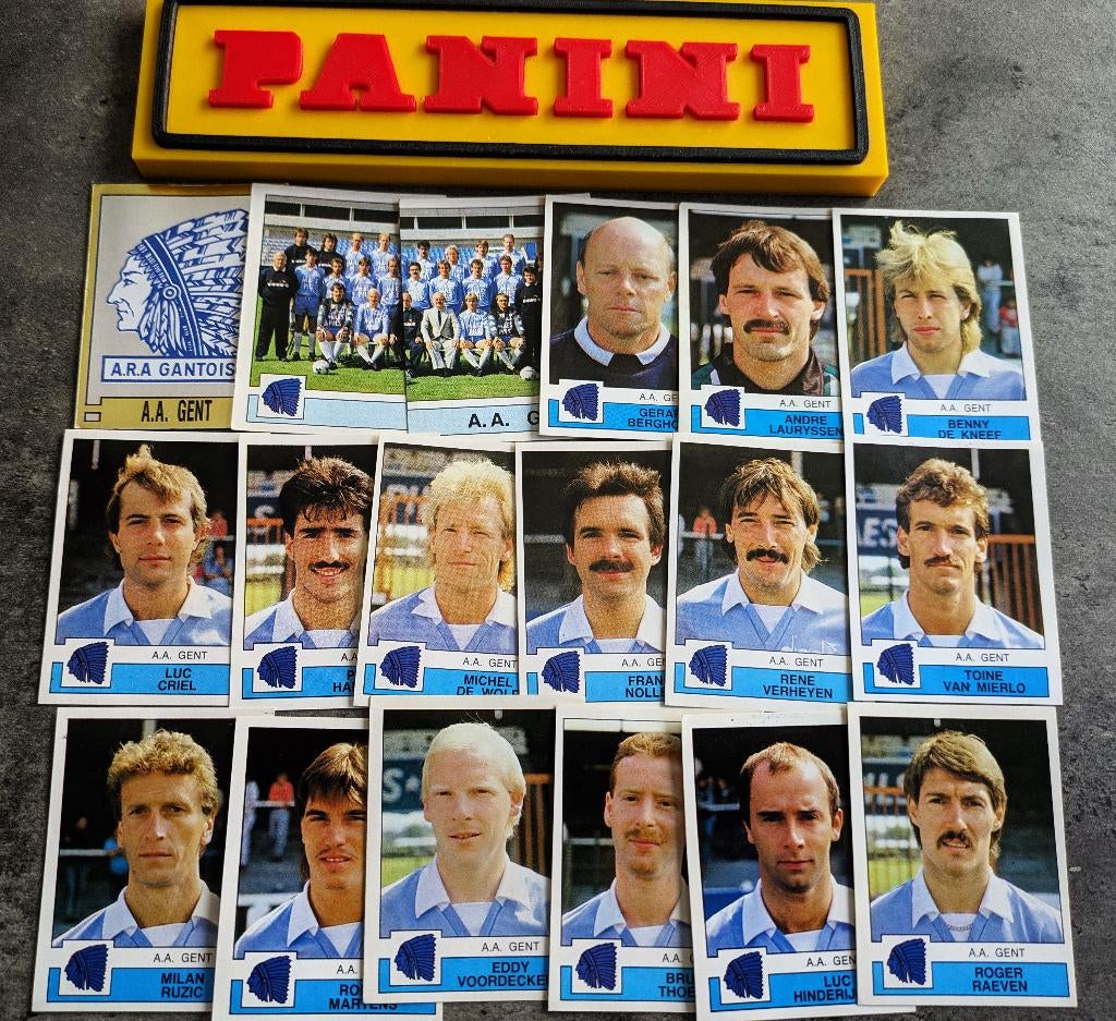 PANINI FOOTBALL 88 AA GENT 18 STICKERS 1988 VOETBAL, Verzenden, Nieuw