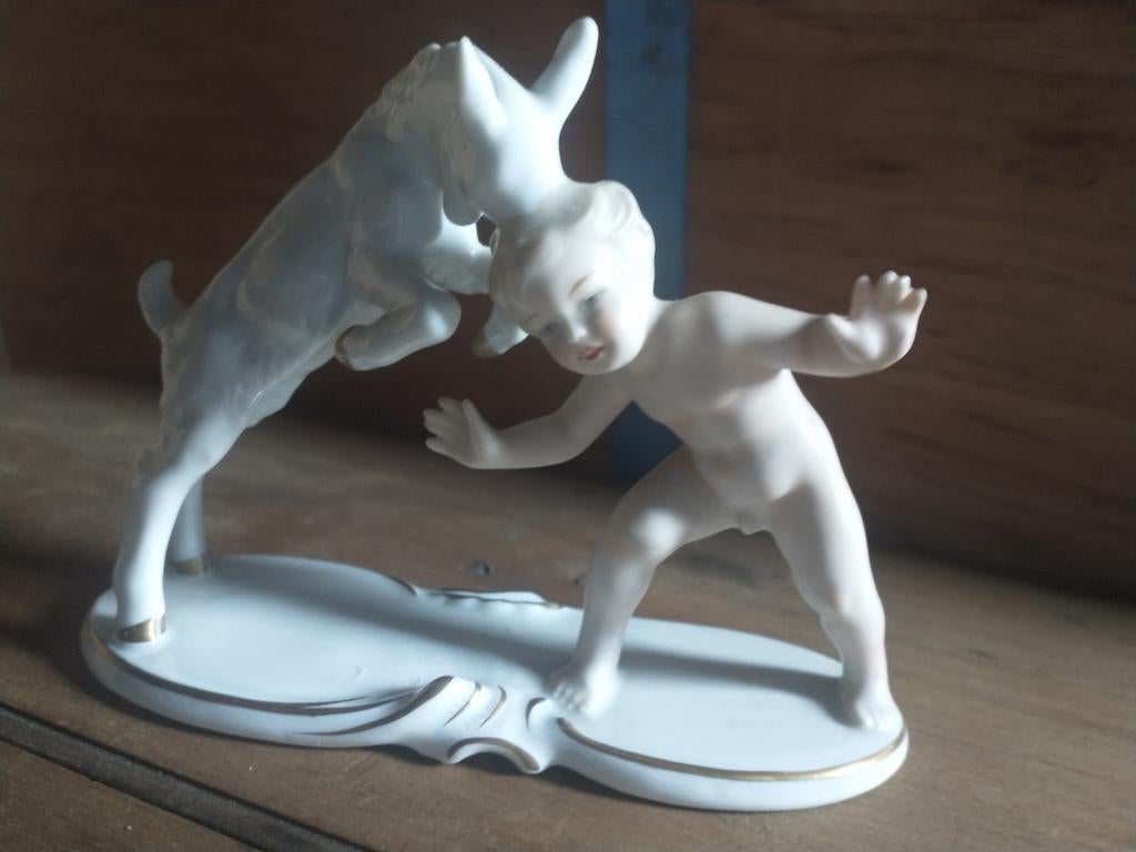 2 beeldjes, Ophalen of Verzenden, Zo goed als nieuw