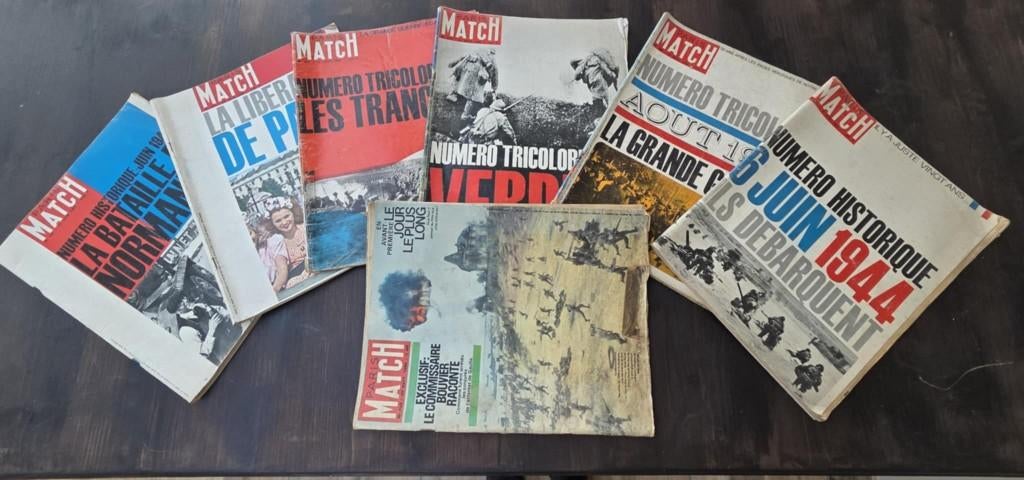 7 Paris Match numéros historiques - années '60, Enlèvement ou Envoi