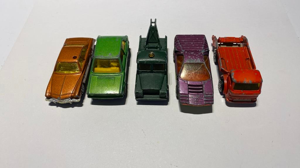 5 voitures anciennes Corgi Juniors, Enlèvement ou Envoi, Utilisé, Voiture, Autres marques