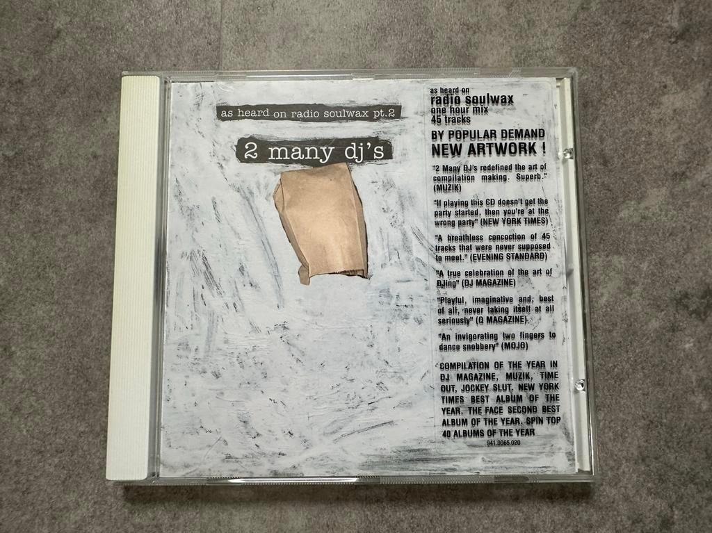 2 Many DJ's As Heard On Radio Soulwax Pt 2, Cd's en Dvd's, Ophalen, Zo goed als nieuw, Dance Populair