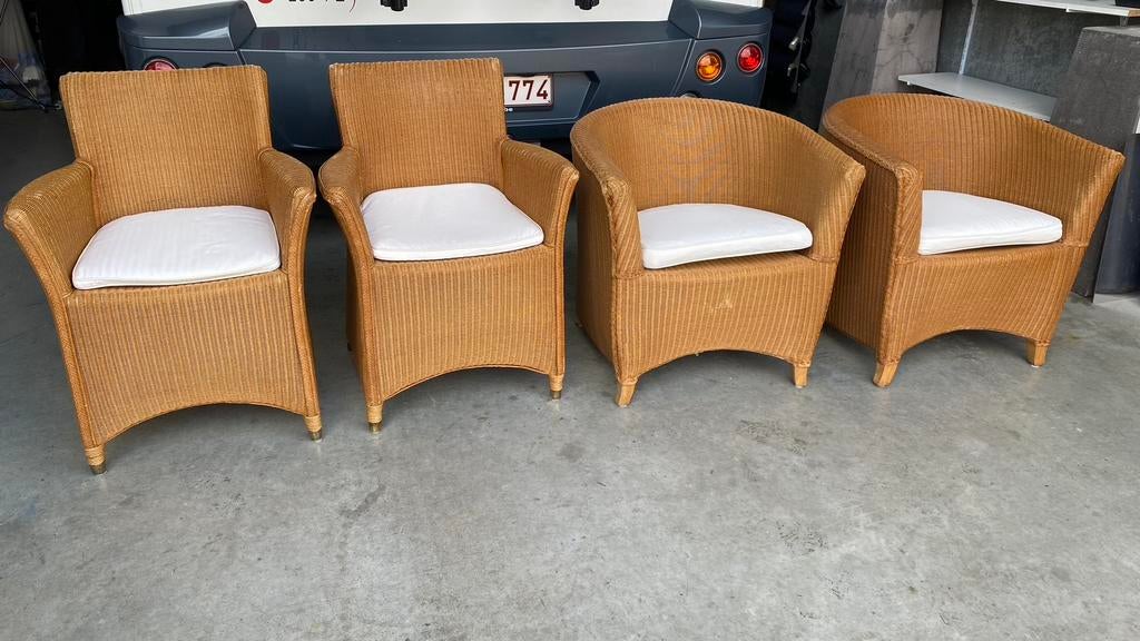 4 Vincent Sheppard met kussen, Huis en Inrichting, Stoelen, Ophalen, Gebruikt