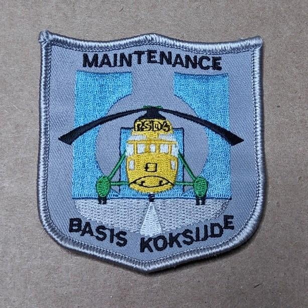 40 SQN Koksijde Seaking Maintenance, Verzamelen, Ophalen of Verzenden, Luchtmacht, Embleem of Badge