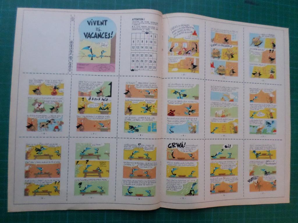 Mini récit spirou n° 527 - vivent les vacances - 1971, Enlèvement ou Envoi, Autres personnages, Comme neuf, Autres types