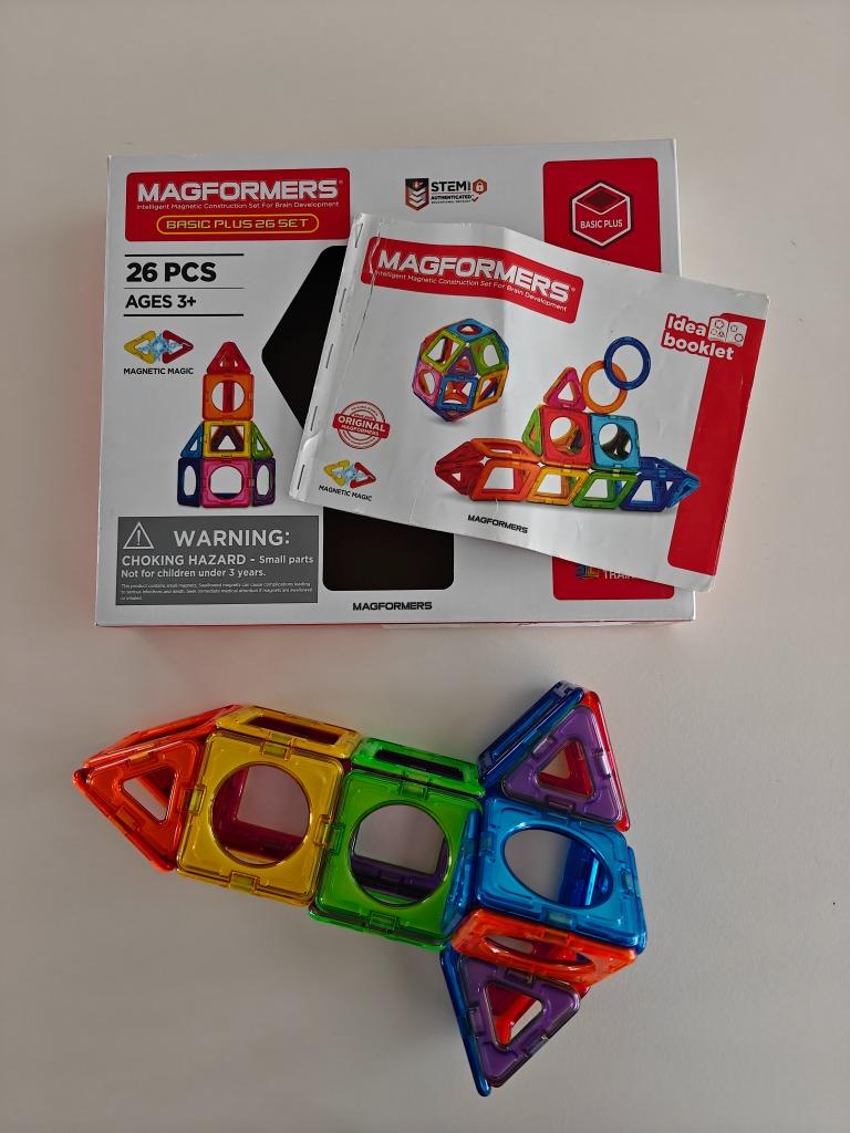 Magformers basic plus, Kinderen en Baby's, Speelgoed | Educatief en Creatief, Ophalen, Zo goed als nieuw, Bouwen