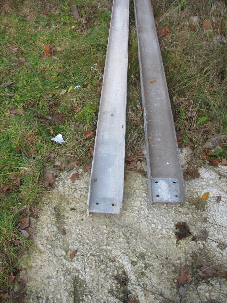 ijzeren balk ipe galvanise, Doe-het-zelf en Bouw, Ophalen, Gebruikt, IJzer