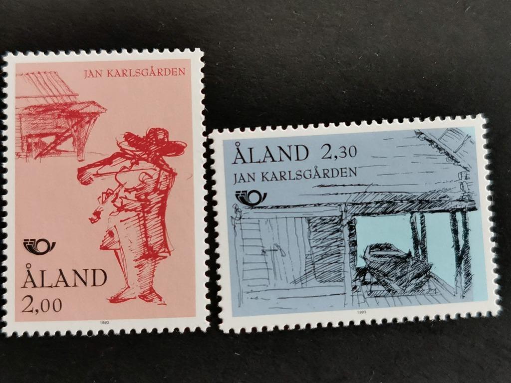 Aland 1993 - culture nordique, Norden, violoniste, musique**, Enlèvement ou Envoi, Finlande, Non oblitéré