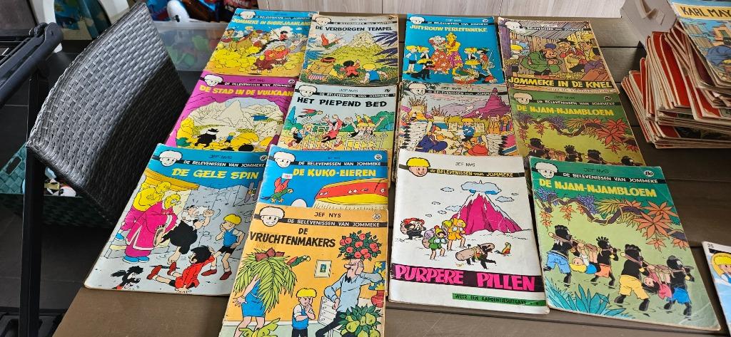 Jommeke oude strips, Meerdere stripboeken, Ophalen, Gelezen, Jef Nys