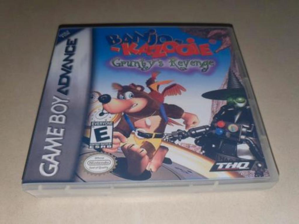 Banjo Kazooie Grunty's Revenge Game Boy Advance GBA GameCase, Games en Spelcomputers, Games | Nintendo Game Boy, Zo goed als nieuw