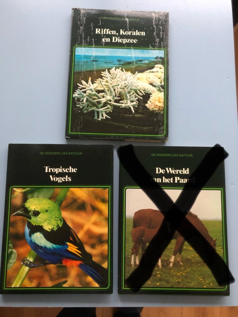 De wonderlijke natuur 2 delen Lekturama rif tropische vogel, Boeken, Natuur, Gelezen, Natuur algemeen, Ophalen of Verzenden