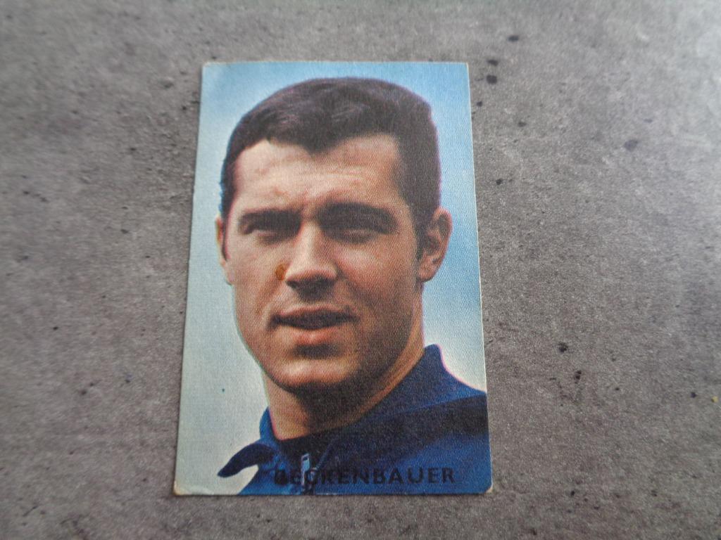 CHROMO VOETBAL PRENT PLAATJE  BECKENBAUER 60S, Ophalen of Verzenden, Plaatje