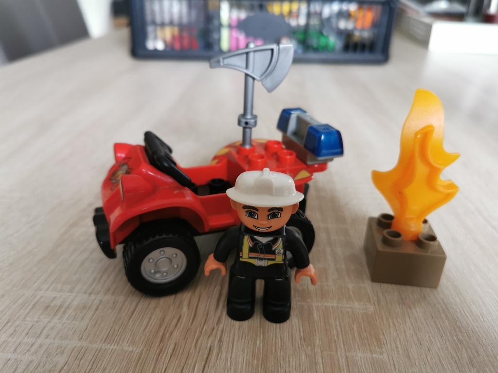 duplo 5603 - quad des pompiers, Enlèvement ou Envoi, Utilisé, Ensemble complet, Duplo
