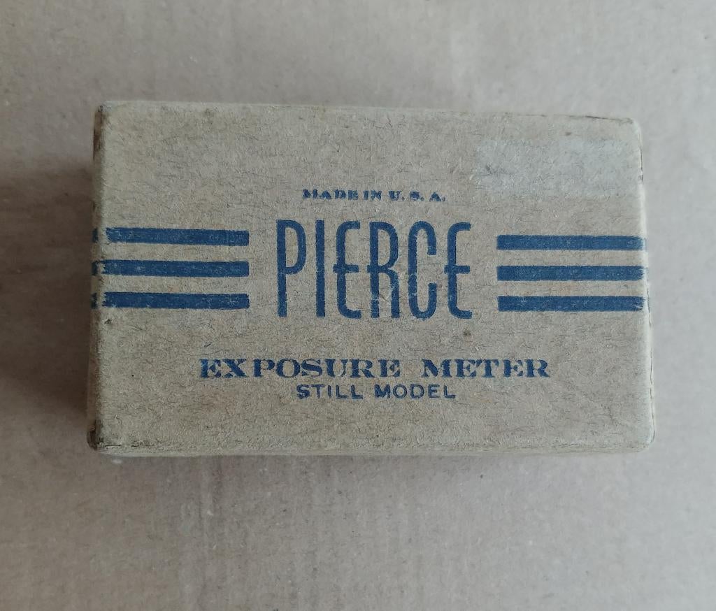 Vintage lichtmeter USA Pierce Exposure in genuine box, Ophalen of Verzenden, Gebruikt, Overige Merken