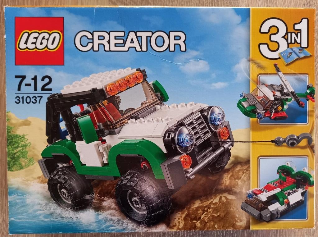 Lego Creator 31037 Avontuurlijke Voertuigen, Ophalen, Zo goed als nieuw, Complete set, Lego
