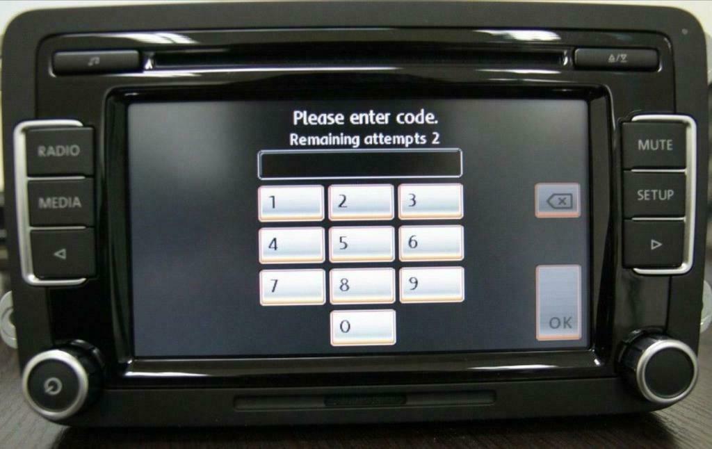 Radio Code alle RNS 310 315 510, Ophalen