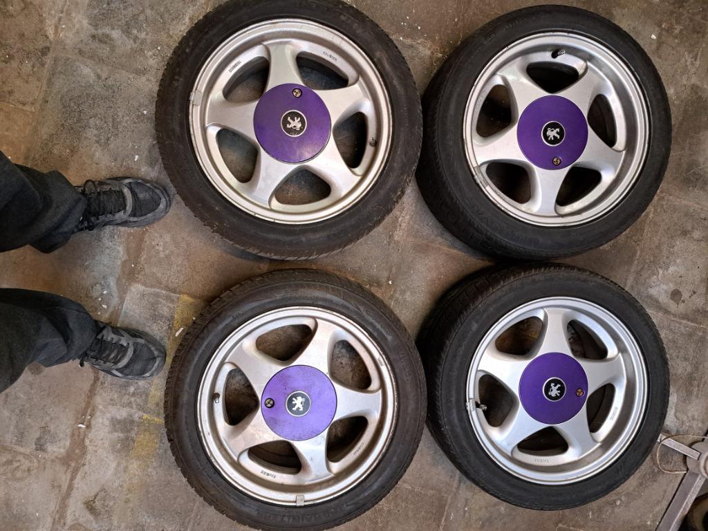 jantes alu 4x108, Autos : Pièces & Accessoires, 15 pouces, Véhicule de tourisme, Pneus été, Enlèvement