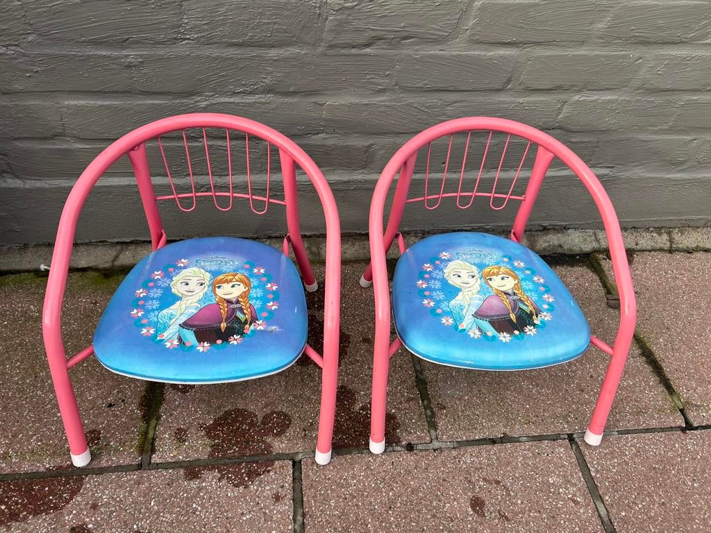 Kinderstoeltjes frozen metaal, Ophalen, Gebruikt, Stoel(en)