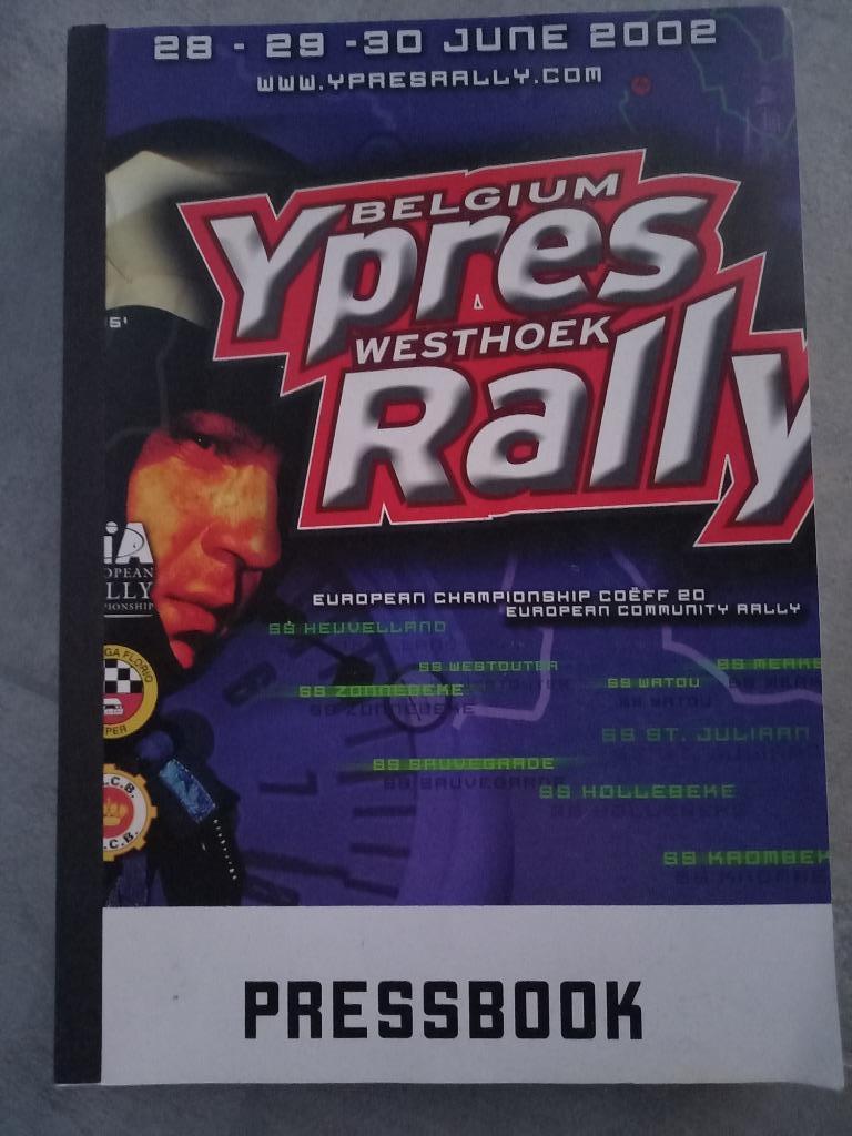 Press book ypres rally, Enlèvement, Comme neuf