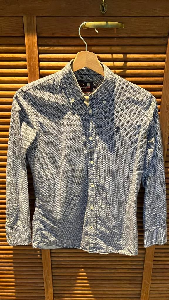 River woods hemd maat 12 jaar of 152, Ophalen of Verzenden, Zo goed als nieuw, River woods, Overhemd of Blouse