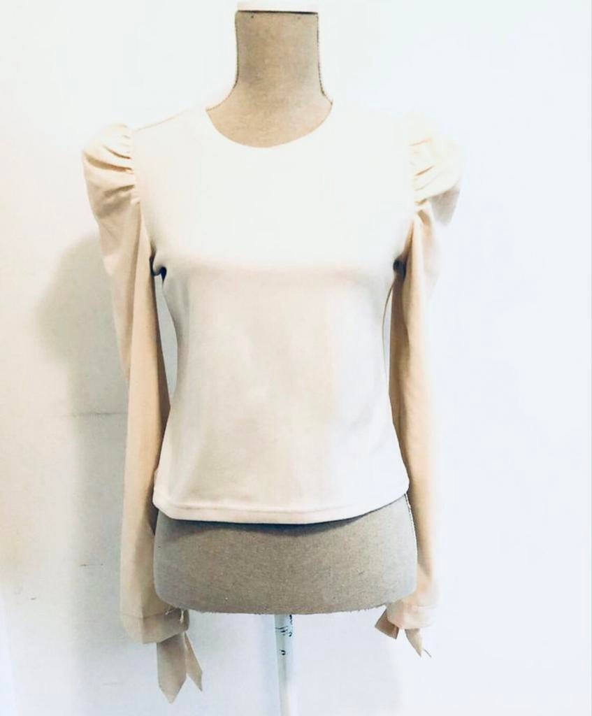 Beigekleurig bloes  36/S, Kleding | Dames, Beige, Ophalen of Verzenden, Zo goed als nieuw, Maat 36 (S)