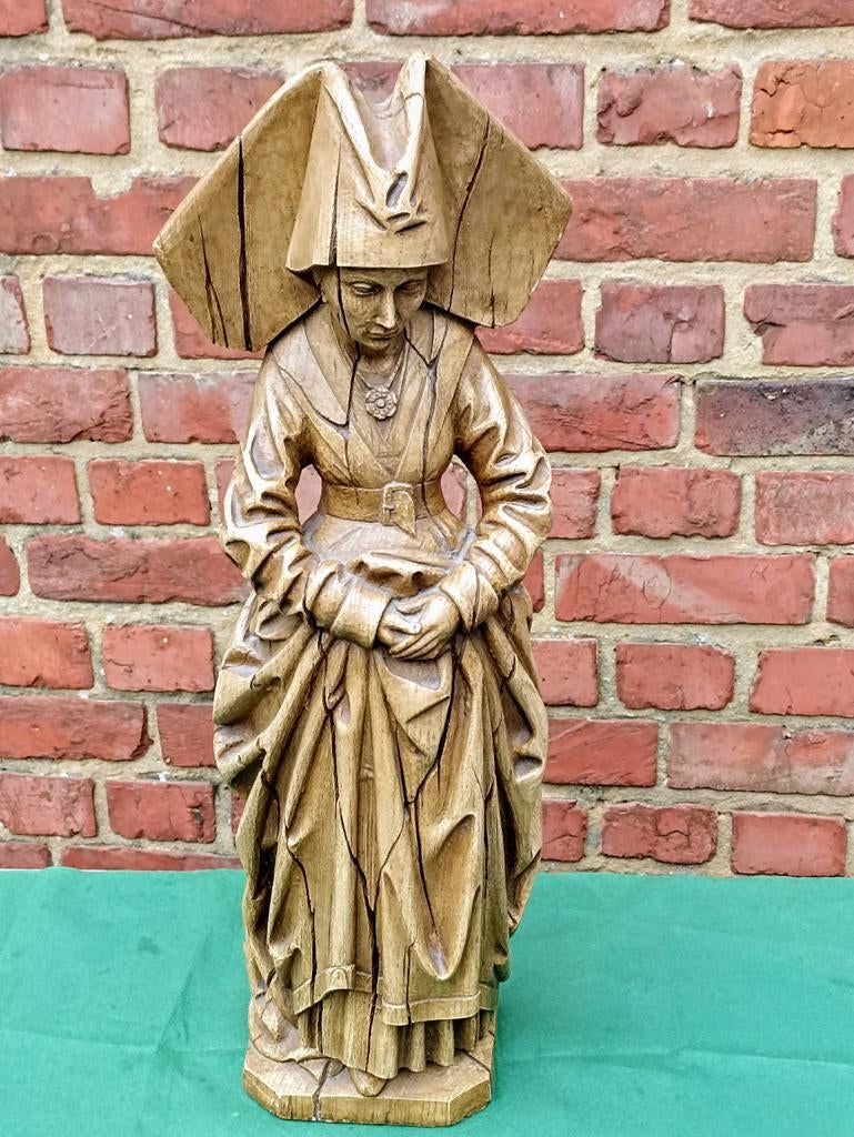 Sculpture dame victorienne, Enlèvement