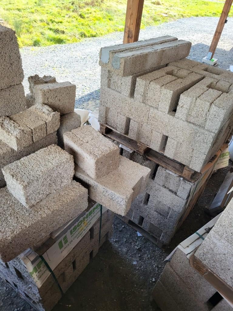 Blocs Isohemp  chanvre, Enlèvement, Comme neuf