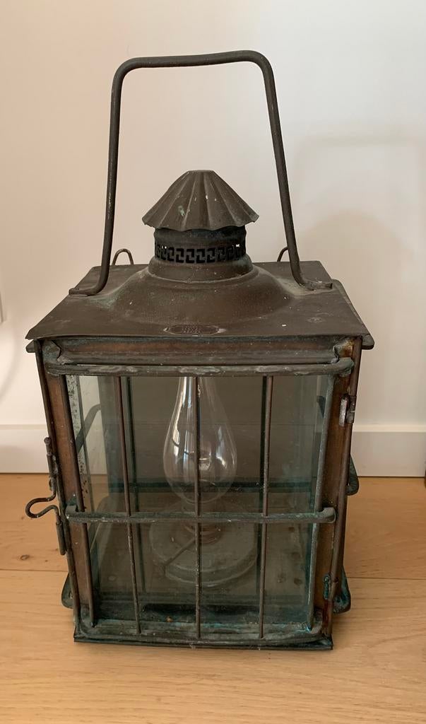 Zeer Mooie oude antieke postlamp., Antiek en Kunst, Ophalen