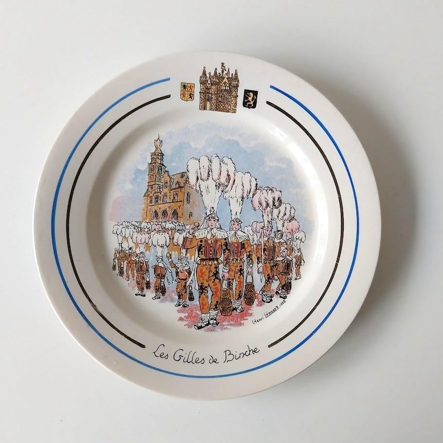 Boch-bord „Gilles de Binche”, Ophalen of Verzenden
